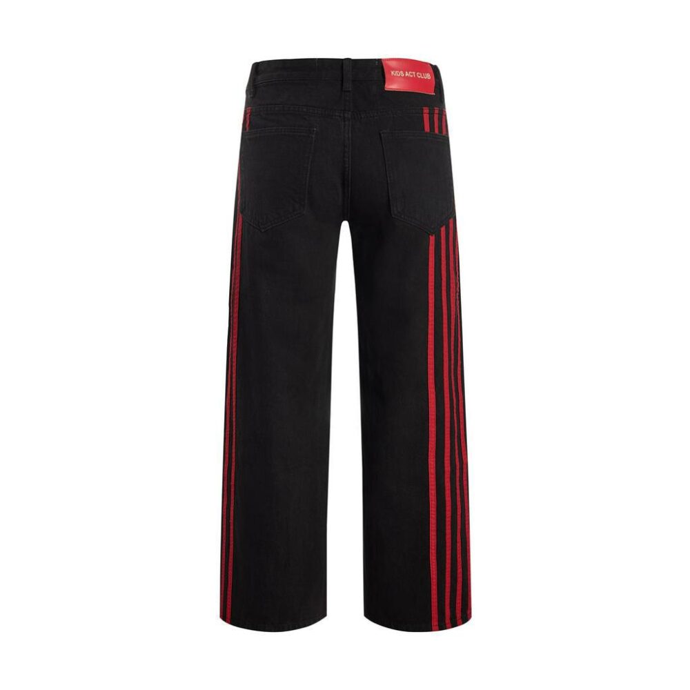 Alternative view of Quần Jean sọc đỏ ống rộng baggy | KAC RED STRIPE PANTS