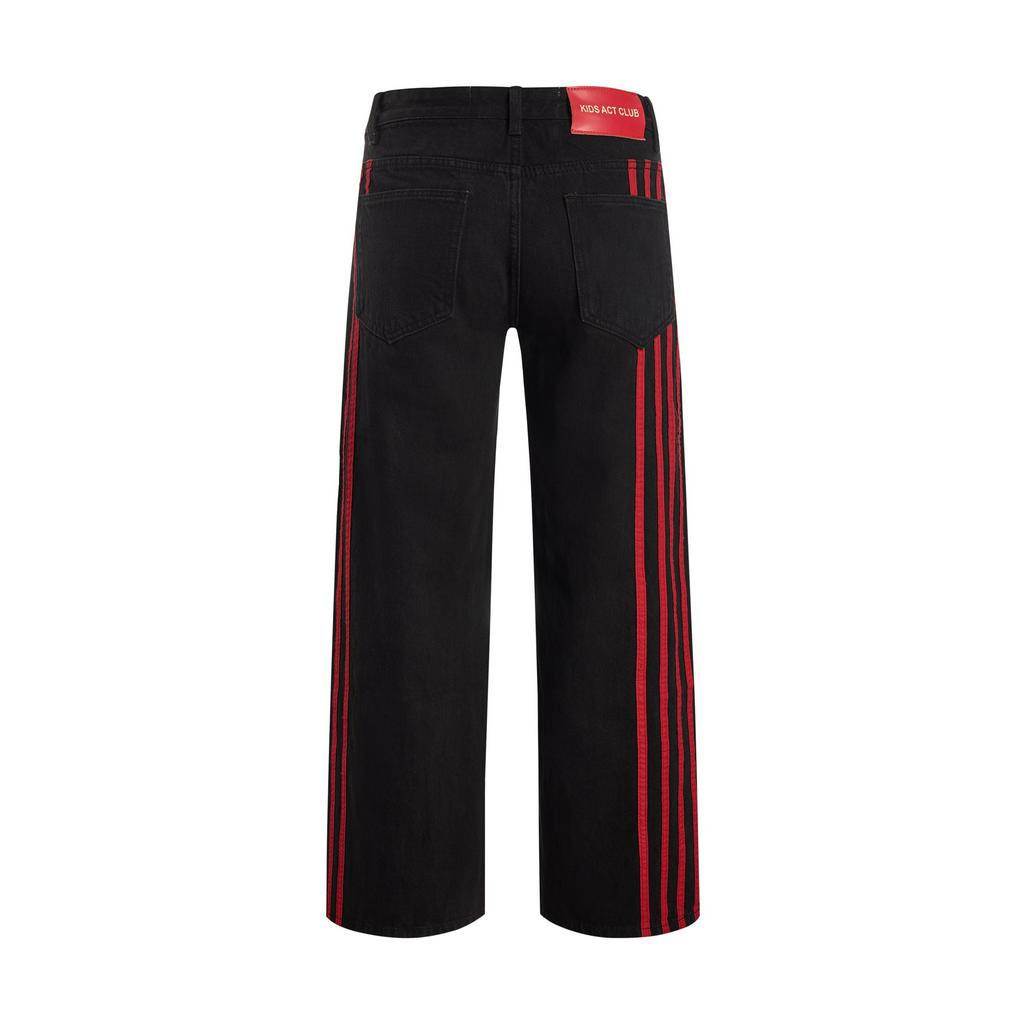 Alternative view of Quần Jean sọc đỏ ống rộng baggy | KAC RED STRIPE PANTS