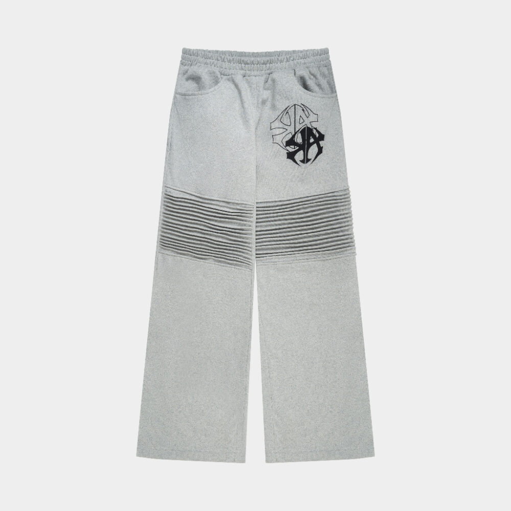 Quần Thun Dài Nỉ | Biker Grey Sweatpants