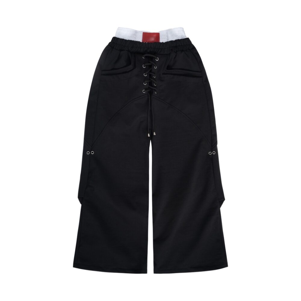 Quần thun dài ống rộng unisex | Double Waistband Sweatpants