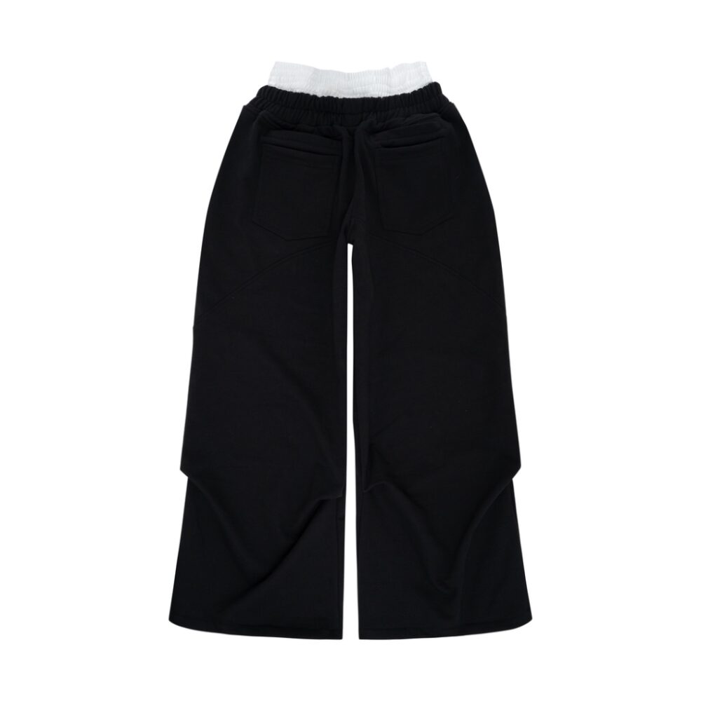 Alternative view of Quần thun dài ống rộng unisex | Double Waistband Sweatpants