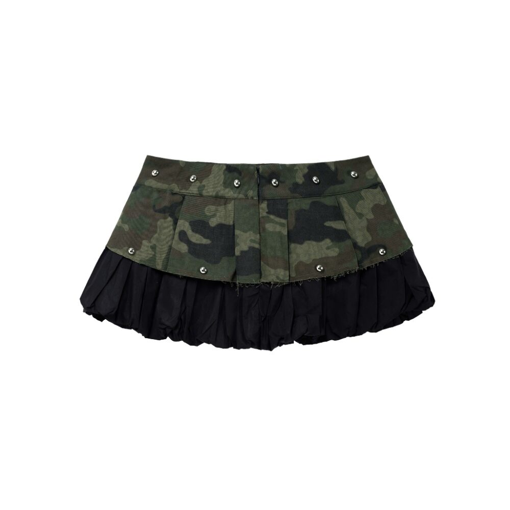 Alternative view of Chân Váy Bí Phối Xếp Ly | C Bubble Mini Skirt