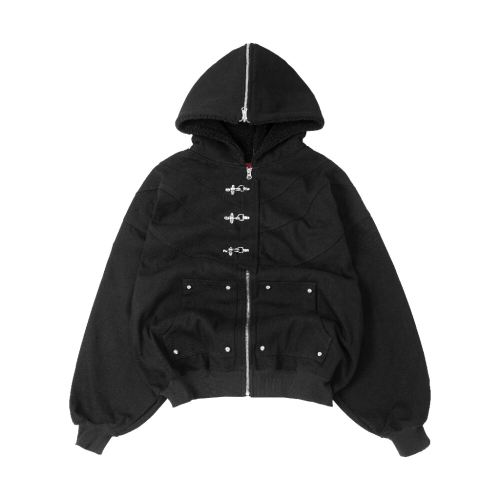 Áo Khoác Denim Dây Kéo Unisex | Umbral Denim Jacket