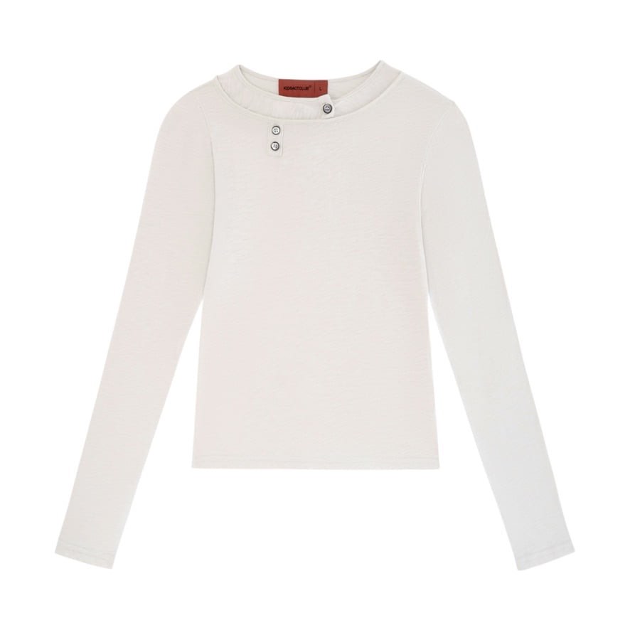 Áo thun ôm dài tay unisex | Double Neck LS