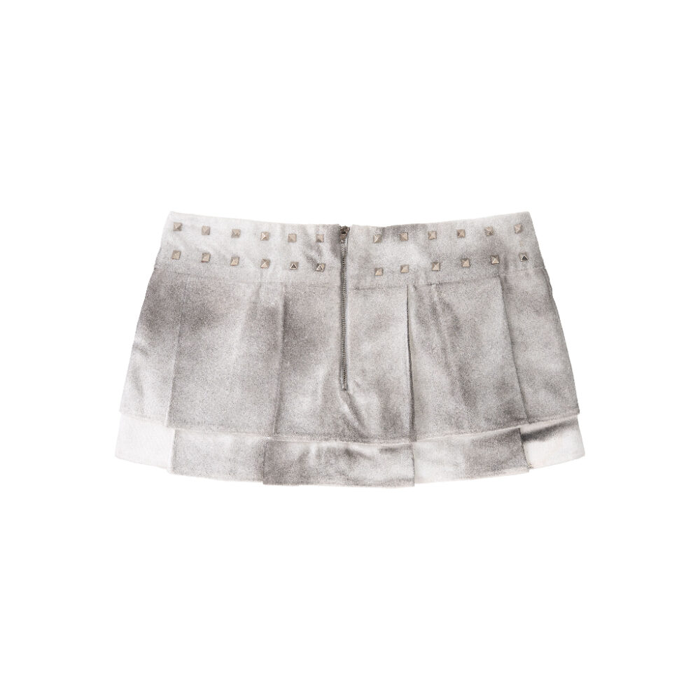 Alternative view of Váy thiết kế xếp ly wash nữ | Studded Washed Mini Skirt