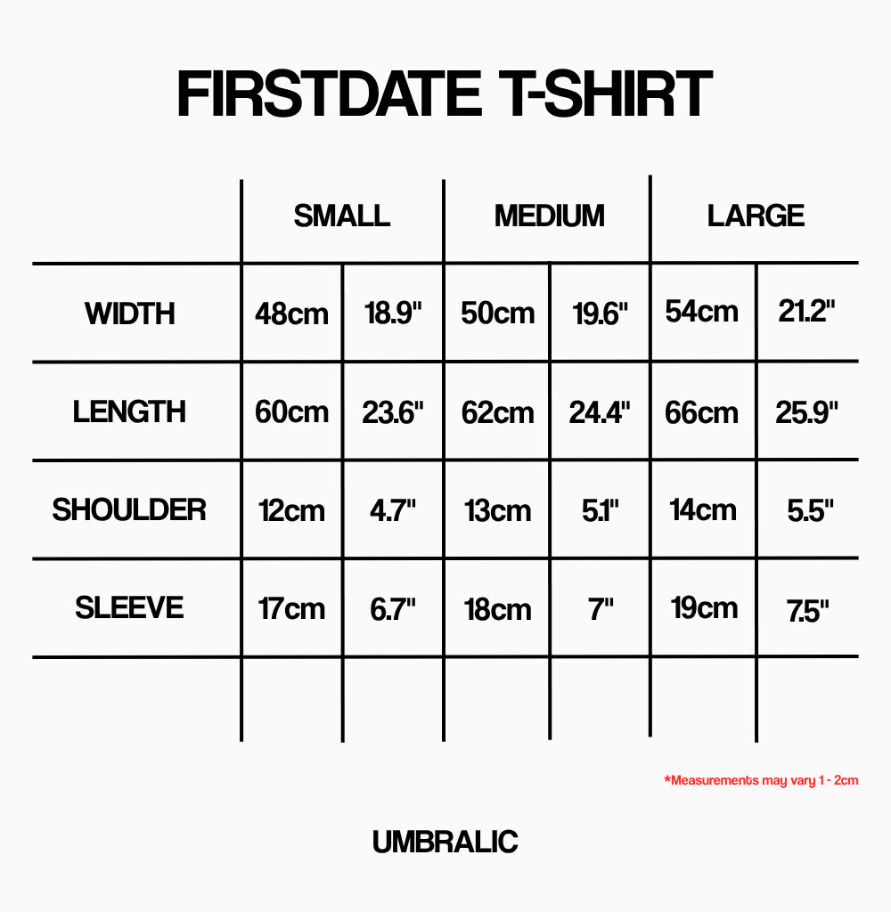 Alternative view of Áo thun unisex | UMBL FIRSTDATE T-SHIRT